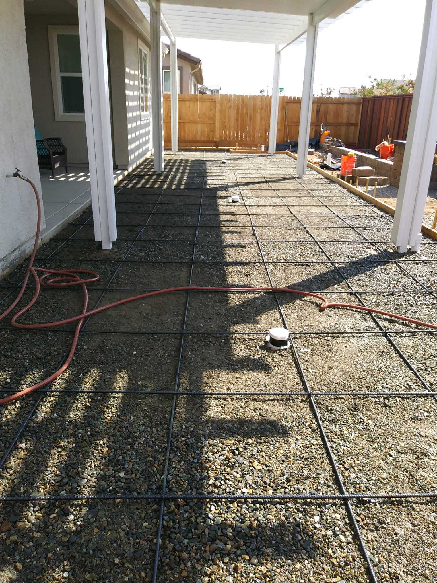 An image of finished concrete work in Encinitas.