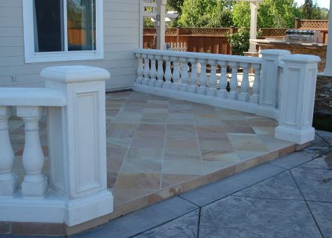 this picture shows concrete patios in encinitas