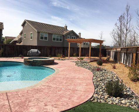 this image shows pool deck encinitas california