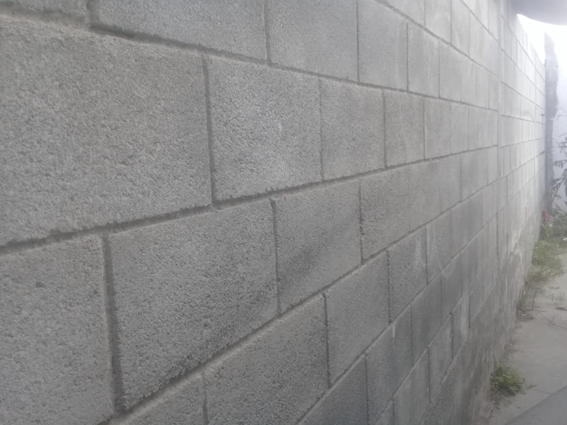 this image shows concrete wall in Encinitas, California