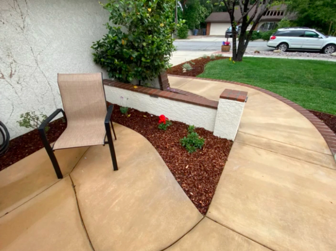 this image shows patios in Encinitas, California